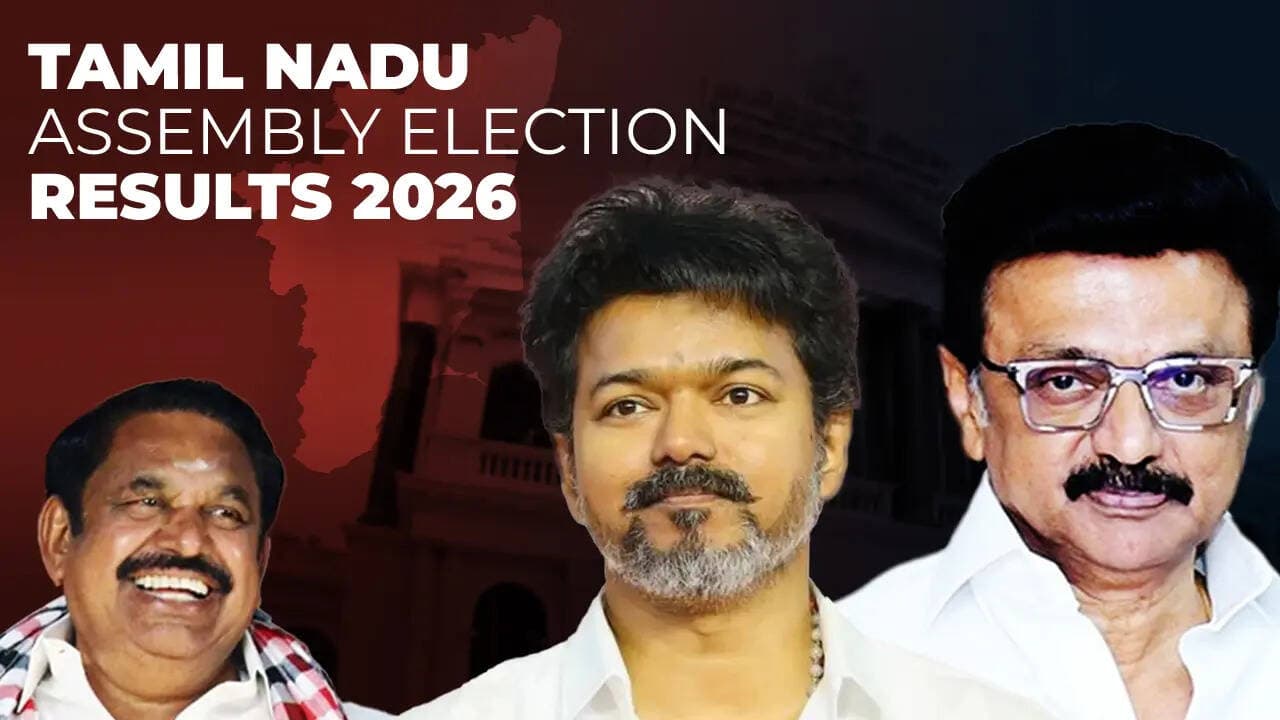 Tamil Nadu Election Results 2026: क्या विजय बनेंगे 'किंगमेकर'? TVK की 80 सीटों पर बढ़त ने बढ़ाई AIADMK की धड़कनें!