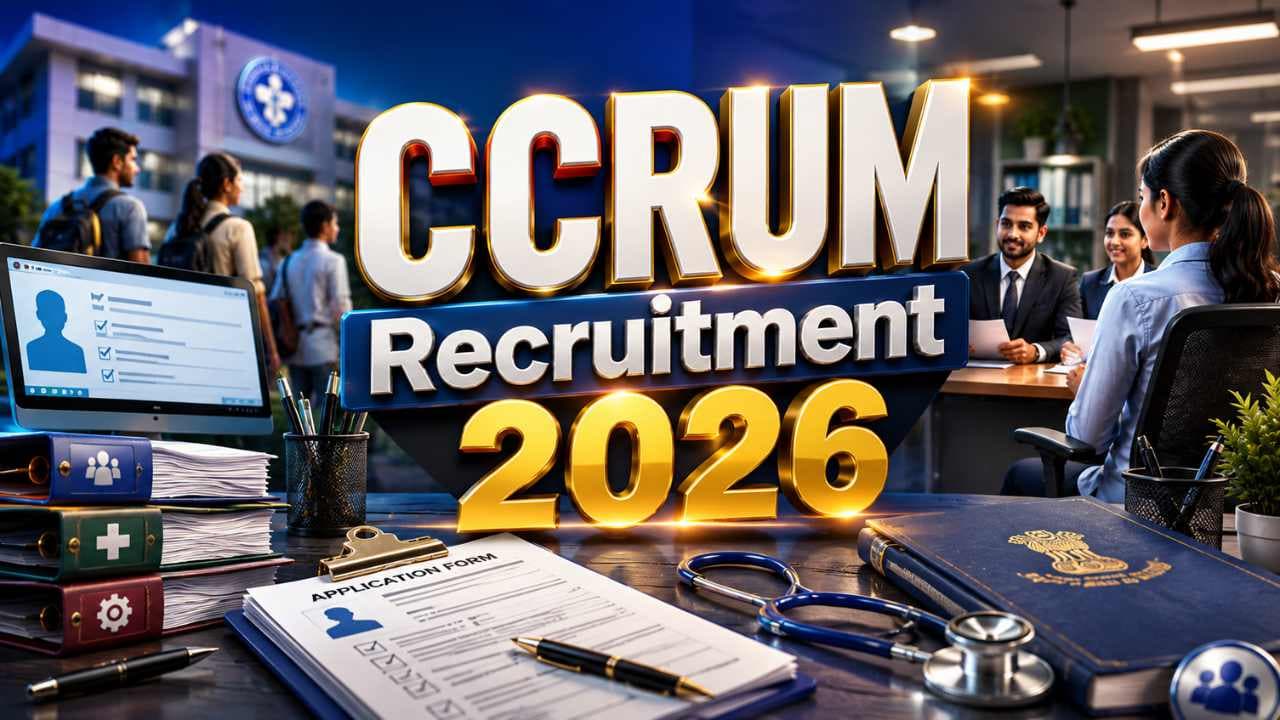 CCRUM Recruitment 2026: स्टाफ नर्स, क्लर्क और MTS समेत 179 पदों पर भर्ती, सैलरी 1.77 लाख तक