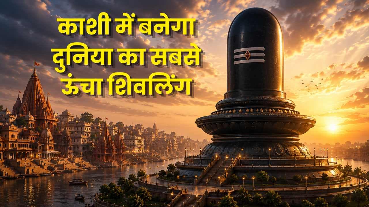 काशी में बनेगा दुनिया का सबसे ऊंचा शिवलिंग, 100 करोड़ रुपये की लागत से तैयार होगा भव्य शिव थीम पार्क