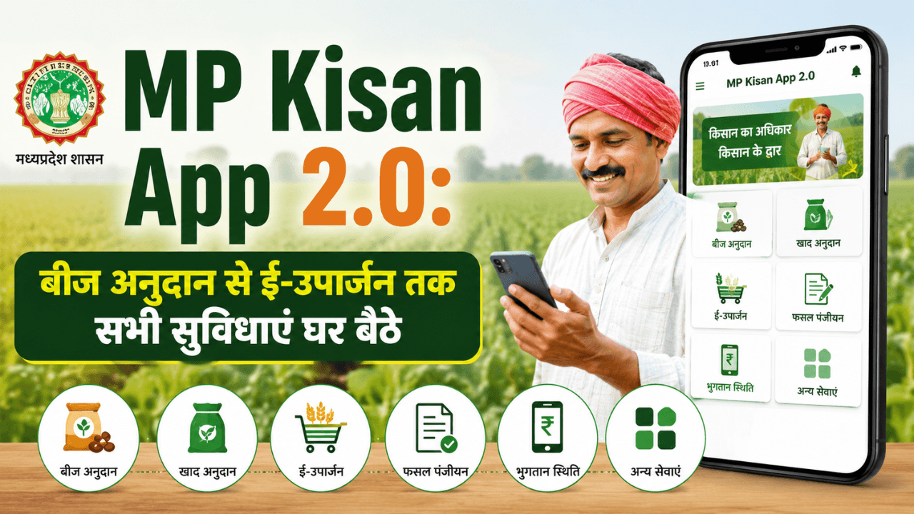 MP Kisan App 2.0: अब किसान घर बैठे कर सकेंगे ये सभी काम, बीज अनुदान से लेकर ई-उपार्जन तक मिलेगी सुविधा