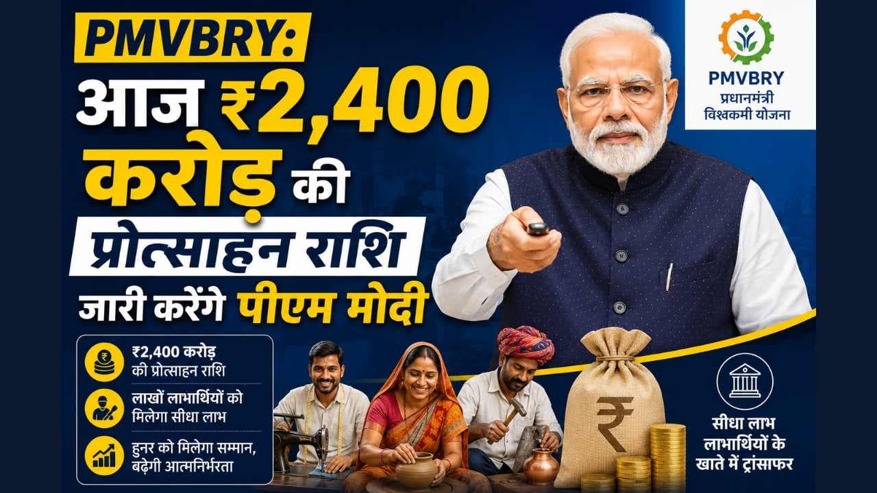 PM Viksit Bharat Rozgar Yojana: आज ₹2,400 करोड़ की प्रोत्साहन राशि जारी करेंगे पीएम मोदी, लाखों युवाओं को मिलेगा फायदा