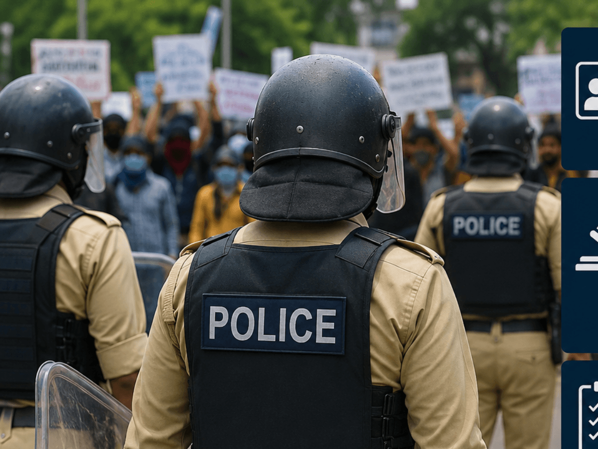 दिल्ली छात्र प्रदर्शन में सादे कपड़ों में पुलिसकर्मी क्यों दिखे? बिना नेमप्लेट ड्यूटी करने पर क्या कहता है कानून
