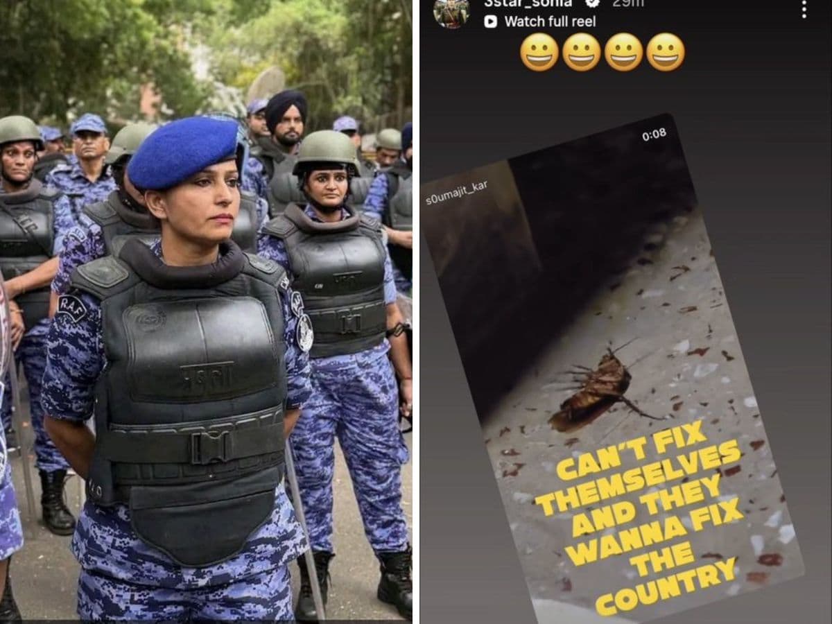 RAF अधिकारी सोनिया सहरावत के इंस्टाग्राम पोस्ट पर विवाद, छात्र आंदोलन के बीच बढ़ा राजनीतिक बवाल
