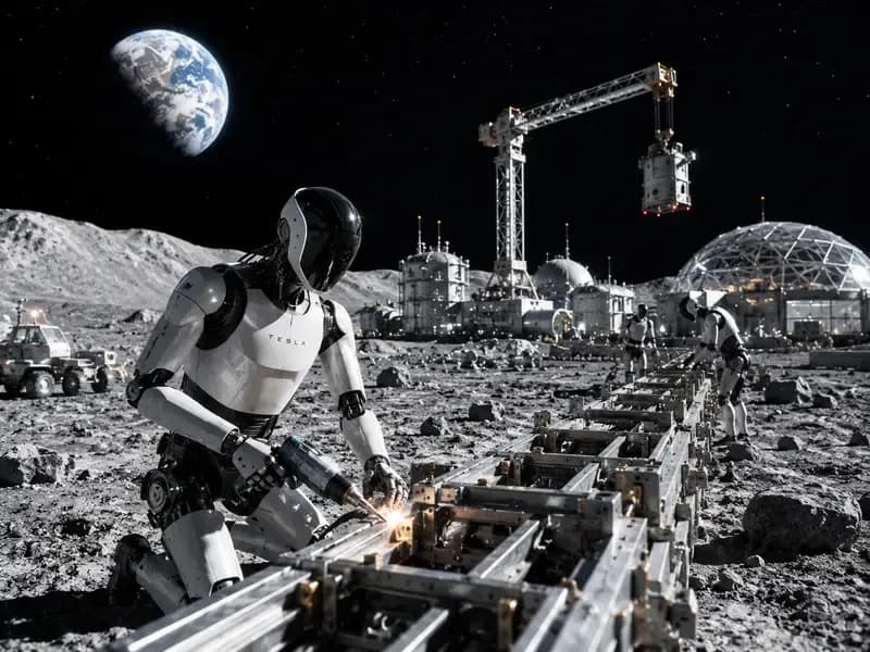 Elon Musk का बड़ा प्लान: इंसानों से पहले रोबोट बनाएंगे चांद पर फैक्ट्री, SpaceX ने बताया भविष्य का विजन
