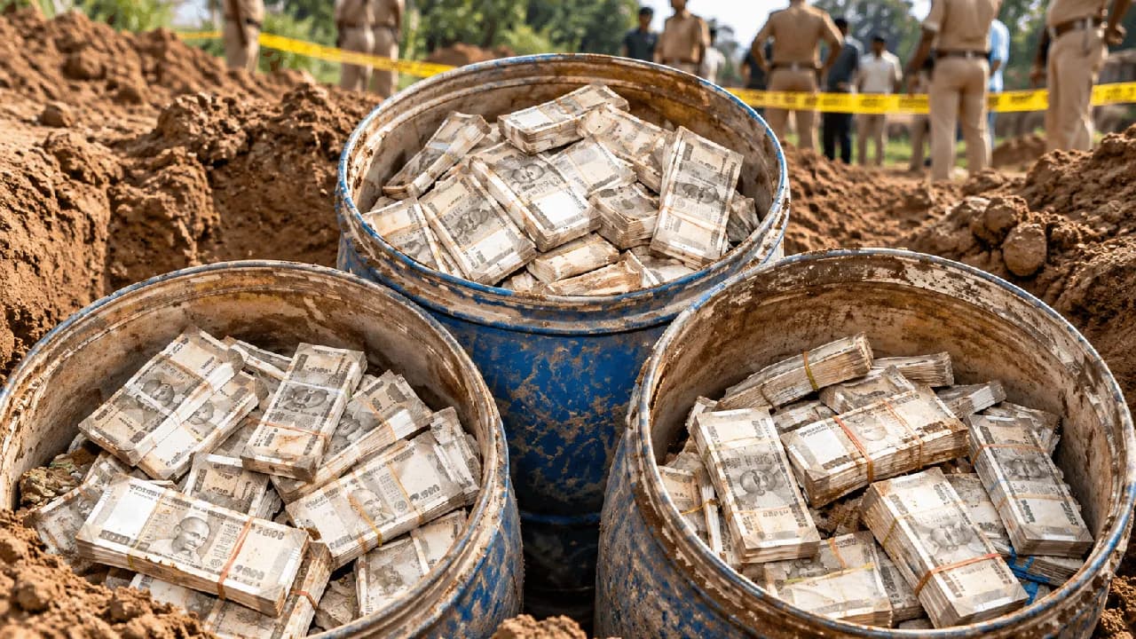 Prayagraj Cash Recovery: जमीन खोदी तो निकले नोटों से भरे 3 ड्रम, 60 करोड़ की चर्चा से मचा हड़कंप