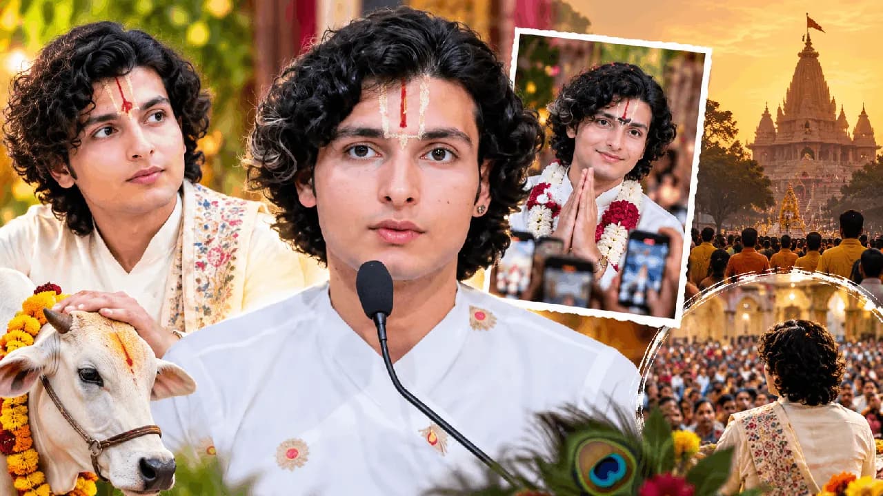 कौन हैं वृंदावन के 19 वर्षीय Gen Z बाबा? 'Pookie Baba' के नाम से वायरल हुए शाश्वताचार्य महाराज 