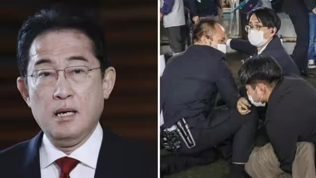 Fumio Kishida: जापान में पीएम फुमियो किशिदा की सभा में ब्लास्ट से हड़कंप, आरोपी को पुलिस ने दबोचा!! Fumio Kishida: जापान में पीएम फुमियो किशिदा की सभा में ब्लास्ट से हड़कंप, आरोपी को पुलिस ने दबोचा!!