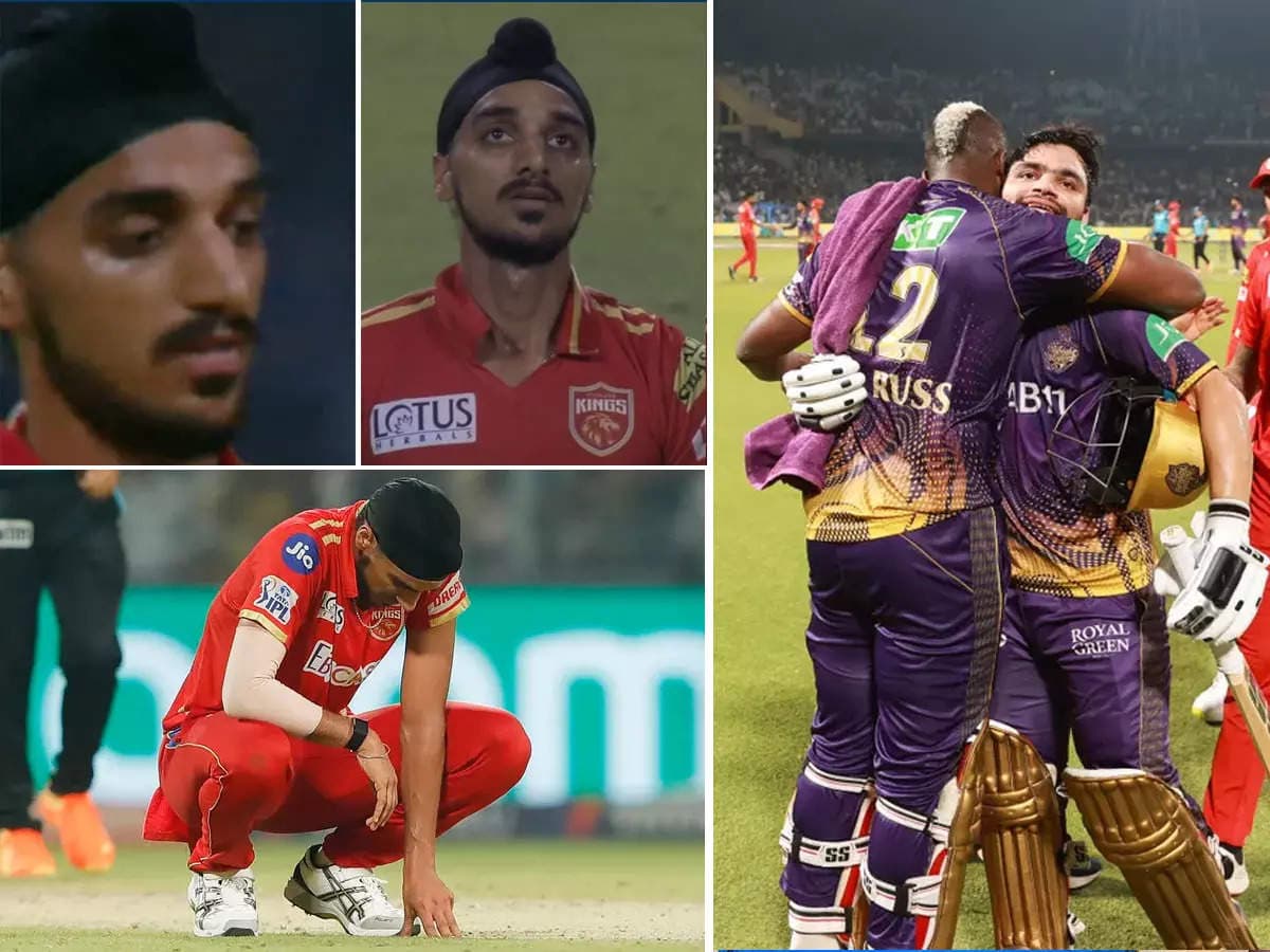 IPL 2023 KKRvsPBKS: रिंकू सिंह ने अर्शदीप सिंह को रुलाया, विनिंग चौका खाने के बाद यूं बदहवास हुआ स्टंपतोड़ बॉलर IPL 2023 KKRvsPBKS: रिंकू सिंह ने अर्शदीप सिंह को रुलाया, विनिंग चौका खाने के बाद यूं बदहवास हुआ स्टंपतोड़ बॉलर
