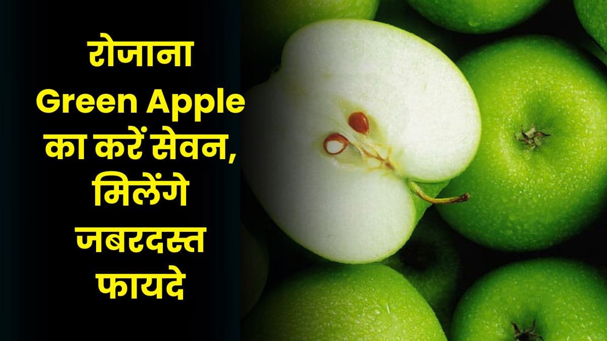 रोजाना Green Apple का करें सेवन, मिलेंगे जबरदस्त फायदे, होगी बीमारियों की छुट्टी रोजाना Green Apple का करें सेवन, मिलेंगे जबरदस्त फायदे, होगी बीमारियों की छुट्टी