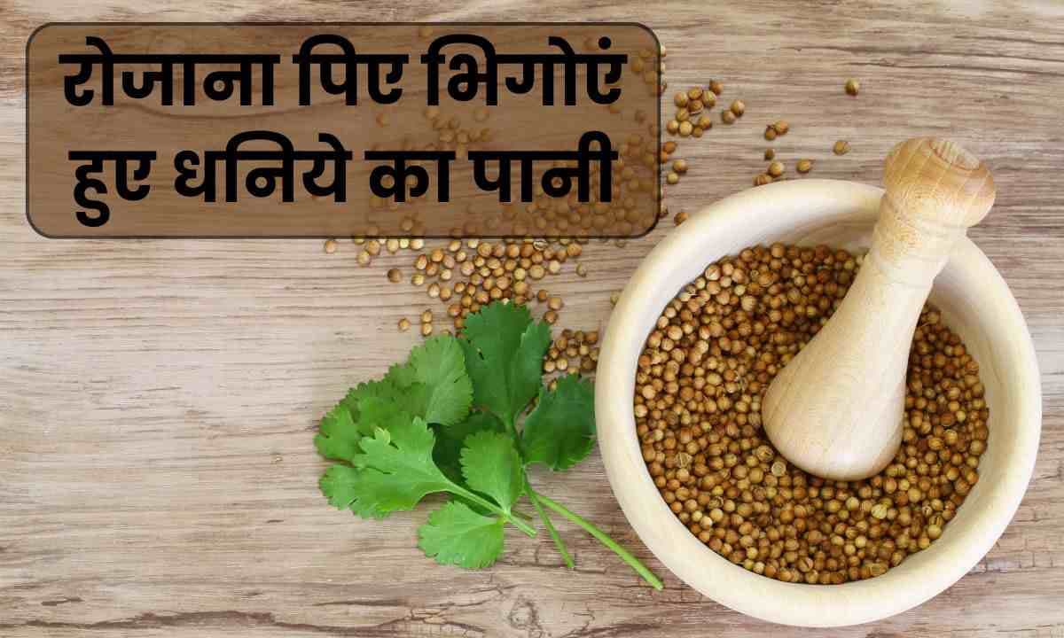 Soaked Coriander water: रोजाना पिए भिगोएं हुए धनिये का पानी, होंगे 6 स्वास्थ्य लाभ Soaked Coriander water: रोजाना पिए भिगोएं हुए धनिये का पानी, होंगे 6 स्वास्थ्य लाभ