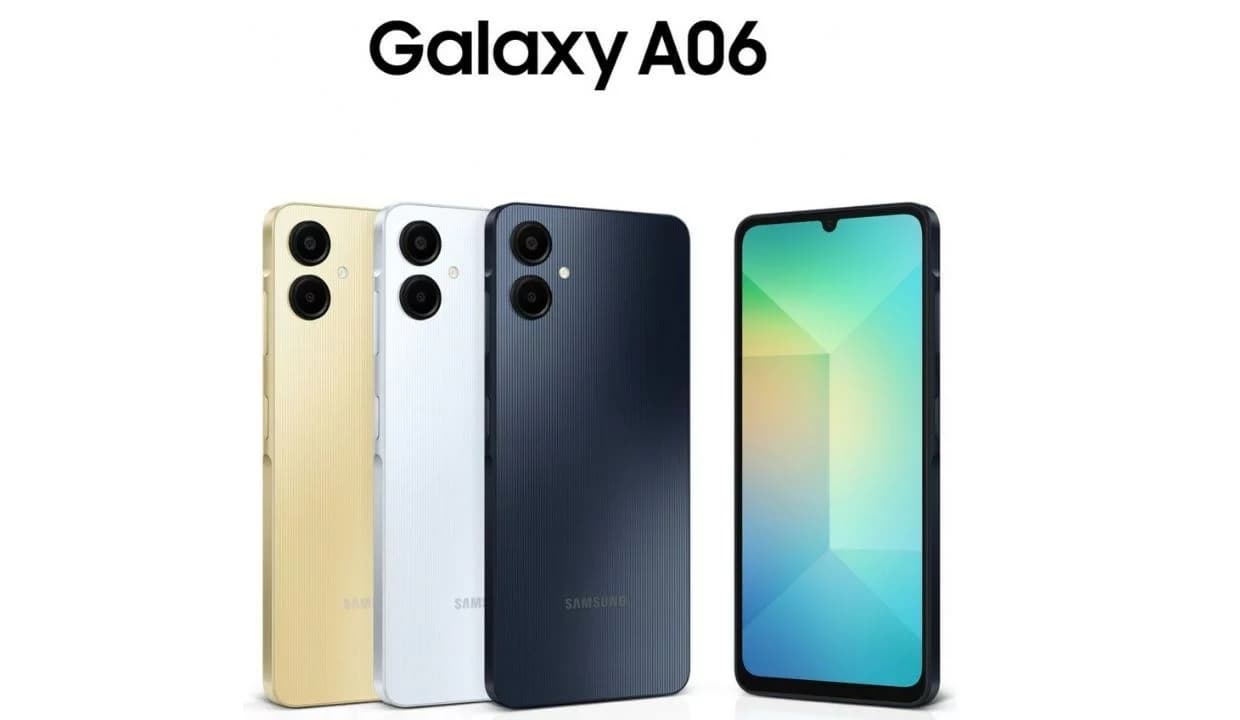 Samsung Galaxy A06 भारत में लॉन्च, जानें इसके स्पेसिफिकेशन, 50MP कैमरा, बैटरी और बहुत कुछ!! Samsung Galaxy A06 भारत में लॉन्च, जानें इसके स्पेसिफिकेशन, 50MP कैमरा, बैटरी और बहुत कुछ!!