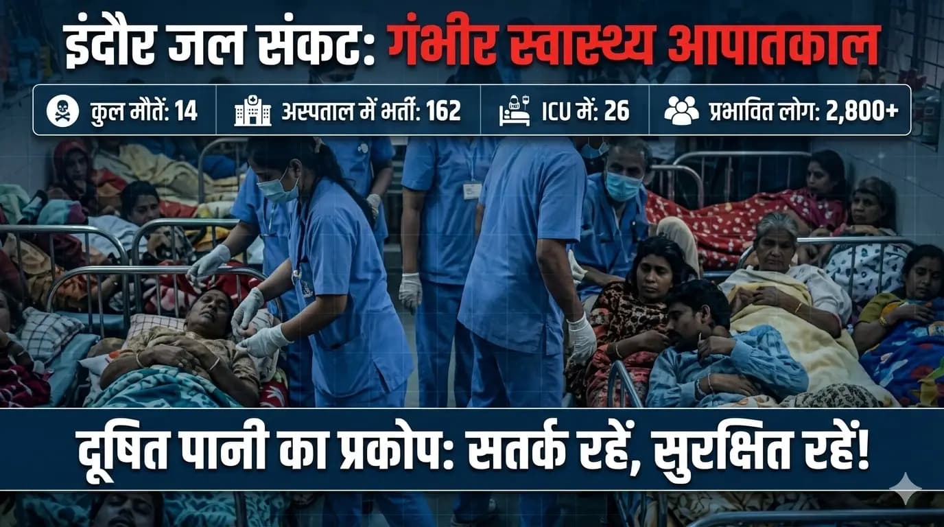 दूषित पानी से इंदौर में अब तक कितने लोगों की मौत , कितने ICU में कितनों की मौत जाने सब कुछ दूषित पानी से इंदौर में अब तक कितने लोगों की मौत , कितने ICU में कितनों की मौत जाने सब कुछ