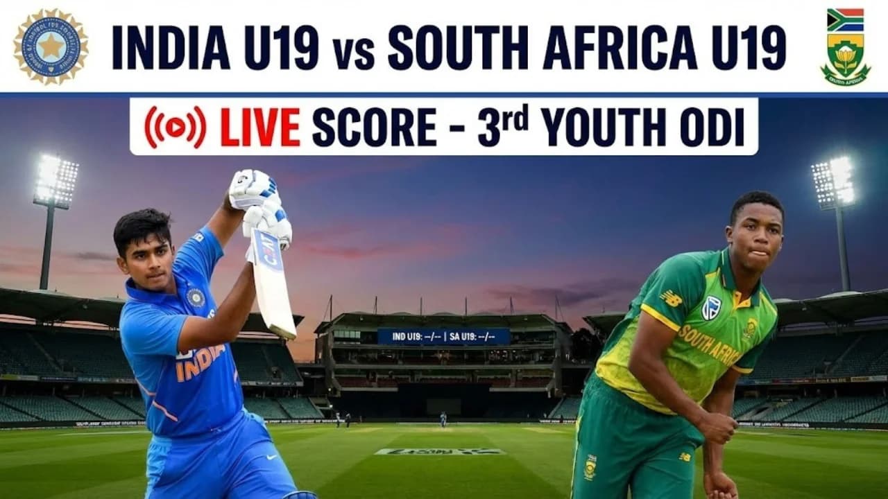 इंडिया vs साउथ अफ्रीका U19 तीसरा ODI वैभव सूर्यवंशी, एरोन जॉर्ज स्लैम टोंस इंडिया vs साउथ अफ्रीका U19 तीसरा ODI वैभव सूर्यवंशी, एरोन जॉर्ज स्लैम टोंस