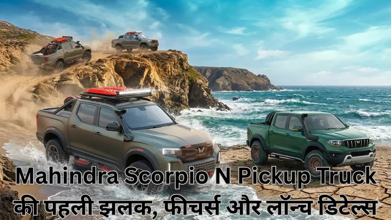 Mahindra Scorpio N Pickup Truck की पहली झलक, फीचर्स और लॉन्च डिटेल्स Mahindra Scorpio N Pickup Truck की पहली झलक, फीचर्स और लॉन्च डिटेल्स