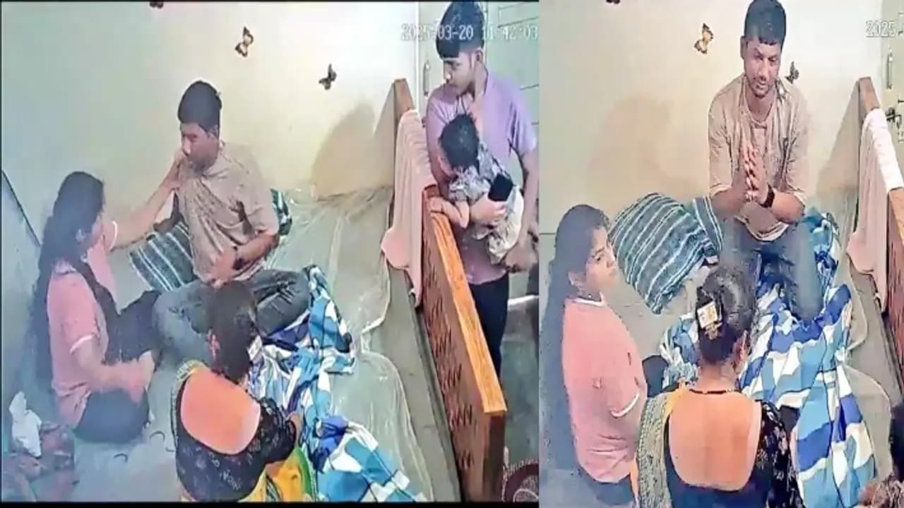 Satna Viral Video: पत्नी ने पति को बेरहमी से पीटा, पुरुषों पर घरेलू हिंसा पर फिर छिड़ी बहस Satna Viral Video: पत्नी ने पति को बेरहमी से पीटा, पुरुषों पर घरेलू हिंसा पर फिर छिड़ी बहस