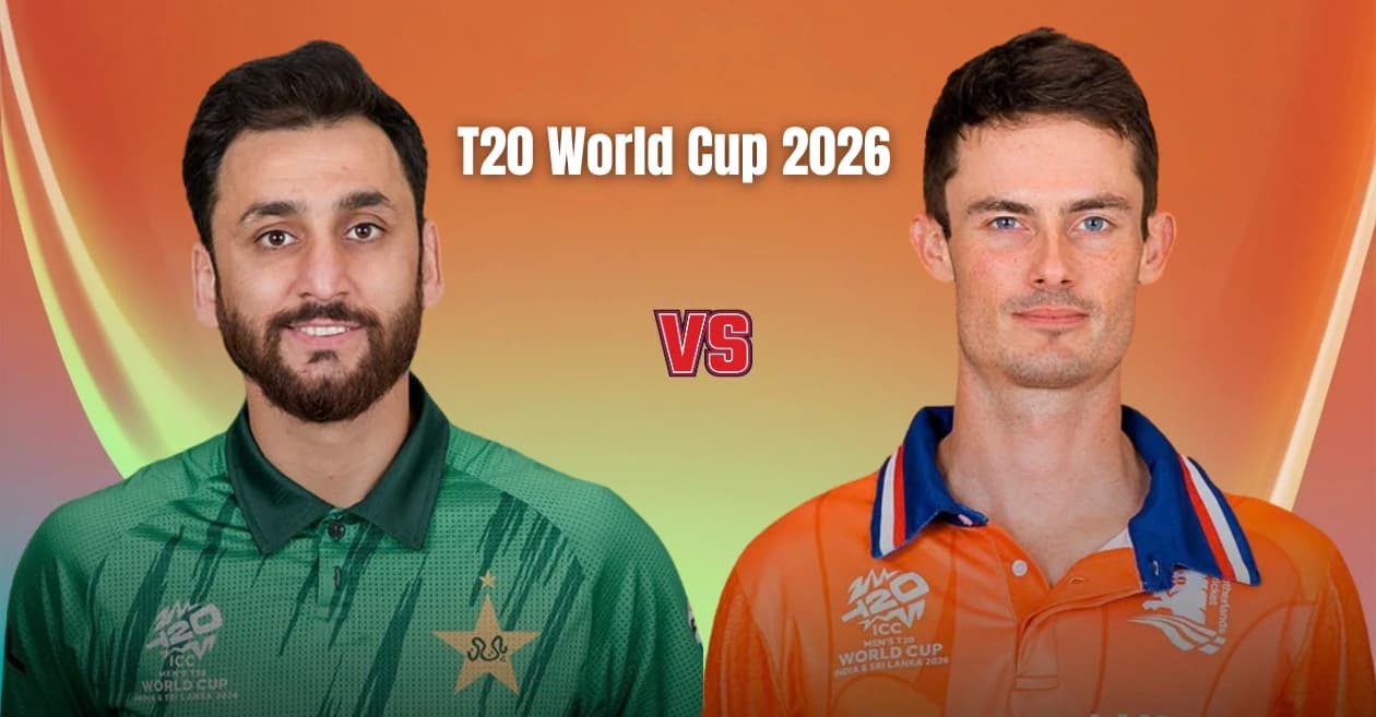 पाकिस्तान vs नीदरलैंड्स हाइलाइट्स, टी20 विश्व कप 2026: पाकिस्तान ने 3 विकेट से जीता मुकाबला पाकिस्तान vs नीदरलैंड्स हाइलाइट्स, टी20 विश्व कप 2026: पाकिस्तान ने 3 विकेट से जीता मुकाबला