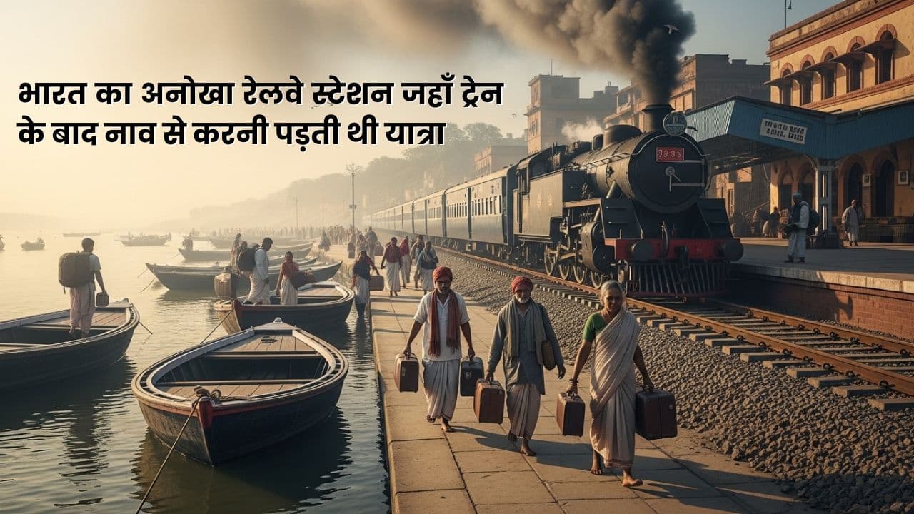 भारत का अनोखा रेलवे स्टेशन जहाँ ट्रेन के बाद नाव से करनी पड़ती थी यात्रा भारत का अनोखा रेलवे स्टेशन जहाँ ट्रेन के बाद नाव से करनी पड़ती थी यात्रा