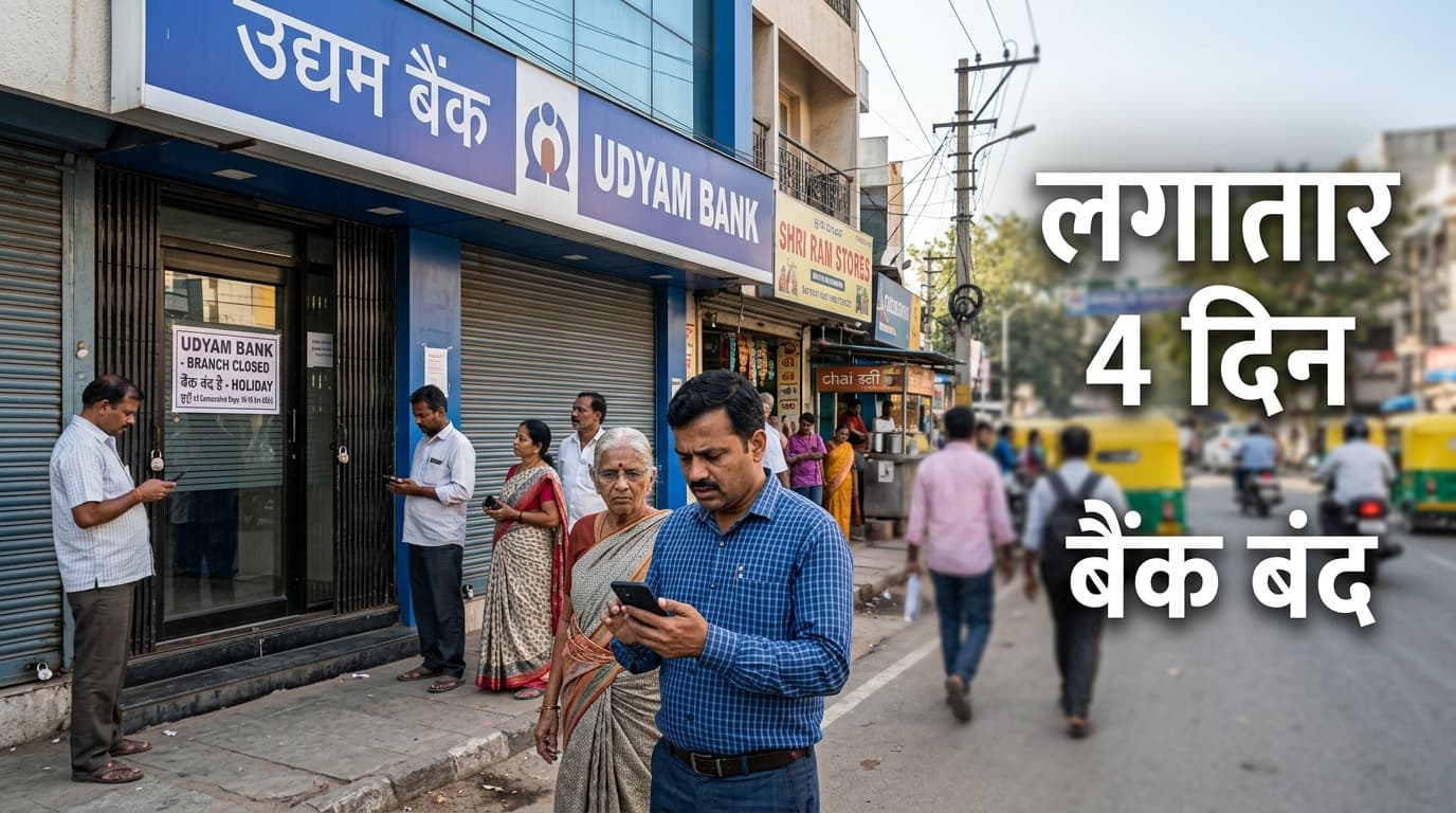 March 2026 Bank Holidays: महीने के अंत में 4 दिन बैंक बंद, जानें पूरी लिस्ट और जरूरी अपडेट March 2026 Bank Holidays: महीने के अंत में 4 दिन बैंक बंद, जानें पूरी लिस्ट और जरूरी अपडेट