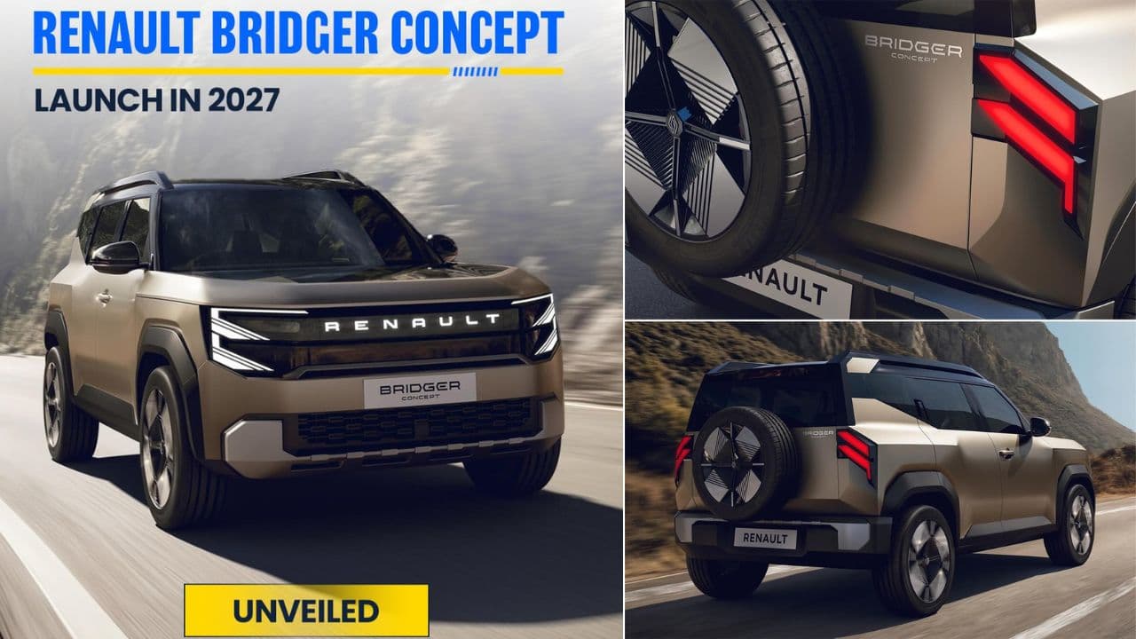 Mini Duster आ रही है! Renault Bridger Concept SUV से कंपनी ने उठाया पर्दा Mini Duster आ रही है! Renault Bridger Concept SUV से कंपनी ने उठाया पर्दा