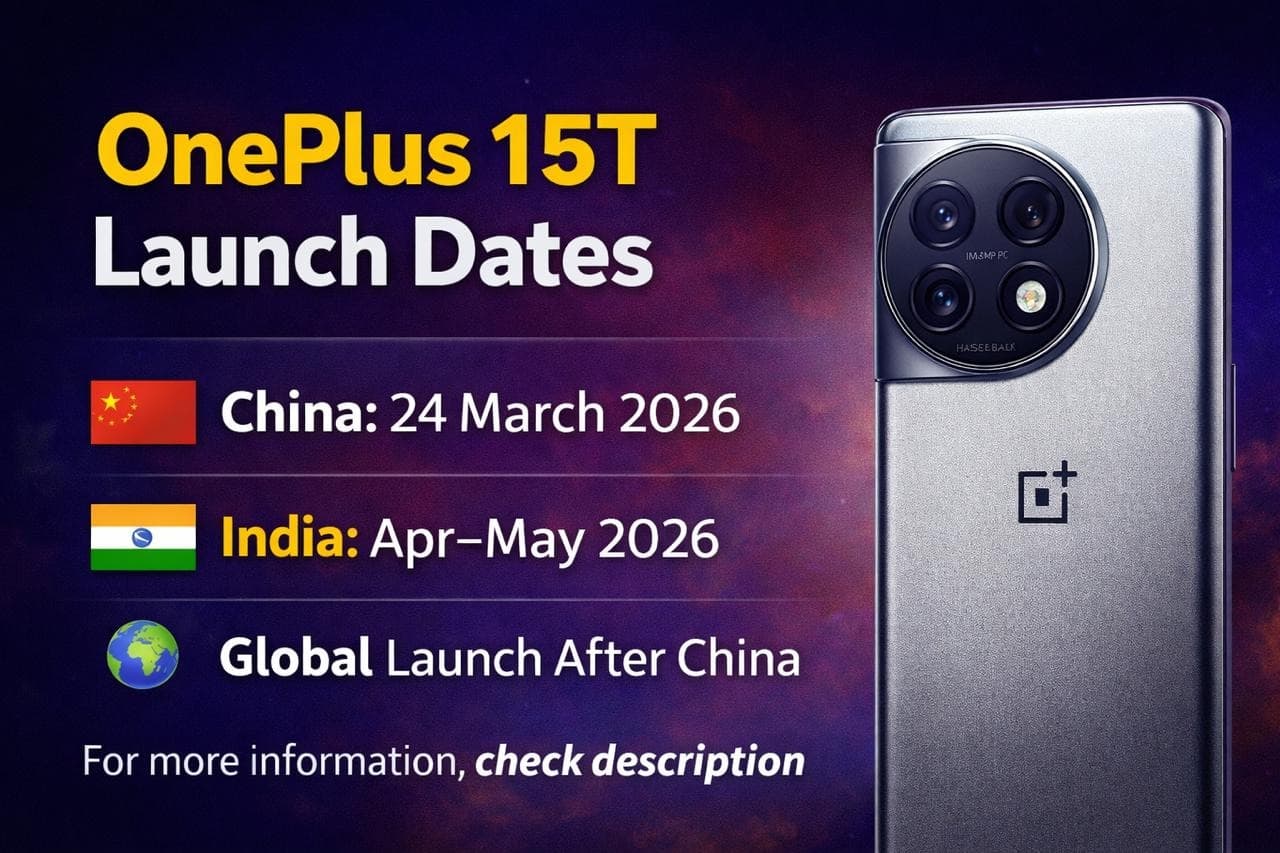OnePlus 15T Launch 2026: 7 बड़े फीचर्स जो इसे सबसे खास बनाते हैं OnePlus 15T Launch 2026: 7 बड़े फीचर्स जो इसे सबसे खास बनाते हैं