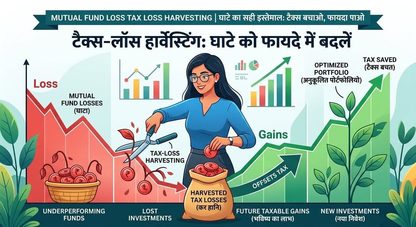 Mutual Fund Loss: म्युचुअल फंड में लॉस हुआ तो ऐसे बचाएं टैक्स, 90% नहीं जानते यह ट्रिक Mutual Fund Loss: म्युचुअल फंड में लॉस हुआ तो ऐसे बचाएं टैक्स, 90% नहीं जानते यह ट्रिक