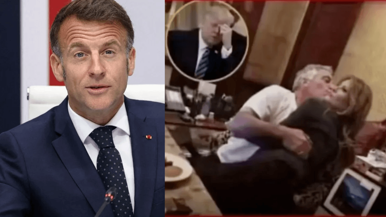 Melania Epstein Kissing Viral Video ने मचा दी हलचल…Emmanuel Macron का हाथ? जानिए यह सच है या साजिश? Melania Epstein Kissing Viral Video ने मचा दी हलचल…Emmanuel Macron का हाथ? जानिए यह सच है या साजिश?