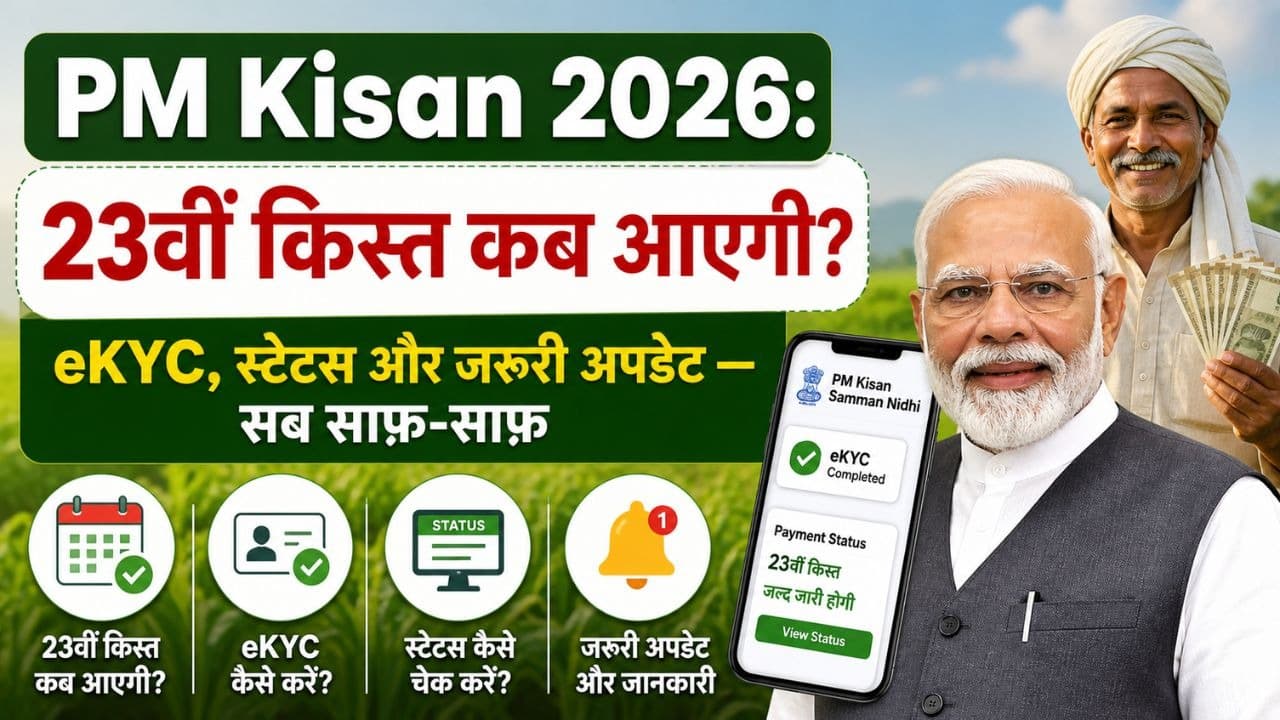 PM Kisan योजना: 22वीं किस्त आ चुकी है, अब 23वीं कब आएगी? जानें पूरी जानकारी PM Kisan योजना: 22वीं किस्त आ चुकी है, अब 23वीं कब आएगी? जानें पूरी जानकारी
