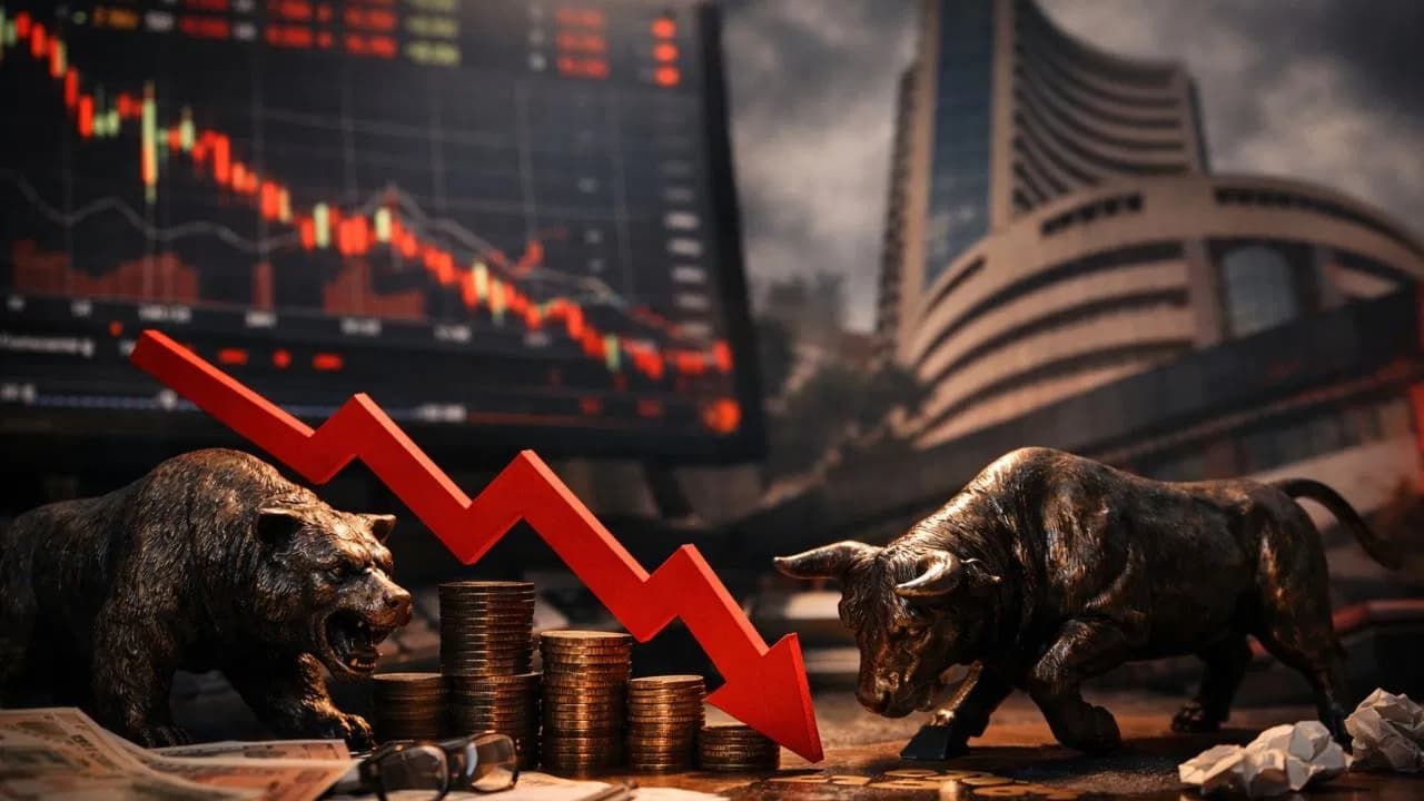 Stock Market Crash: शेयर बाजार में हाहाकार! Sensex 1450 अंक टूटा, रुपया रिकॉर्ड निचले स्तर पर Stock Market Crash: शेयर बाजार में हाहाकार! Sensex 1450 अंक टूटा, रुपया रिकॉर्ड निचले स्तर पर