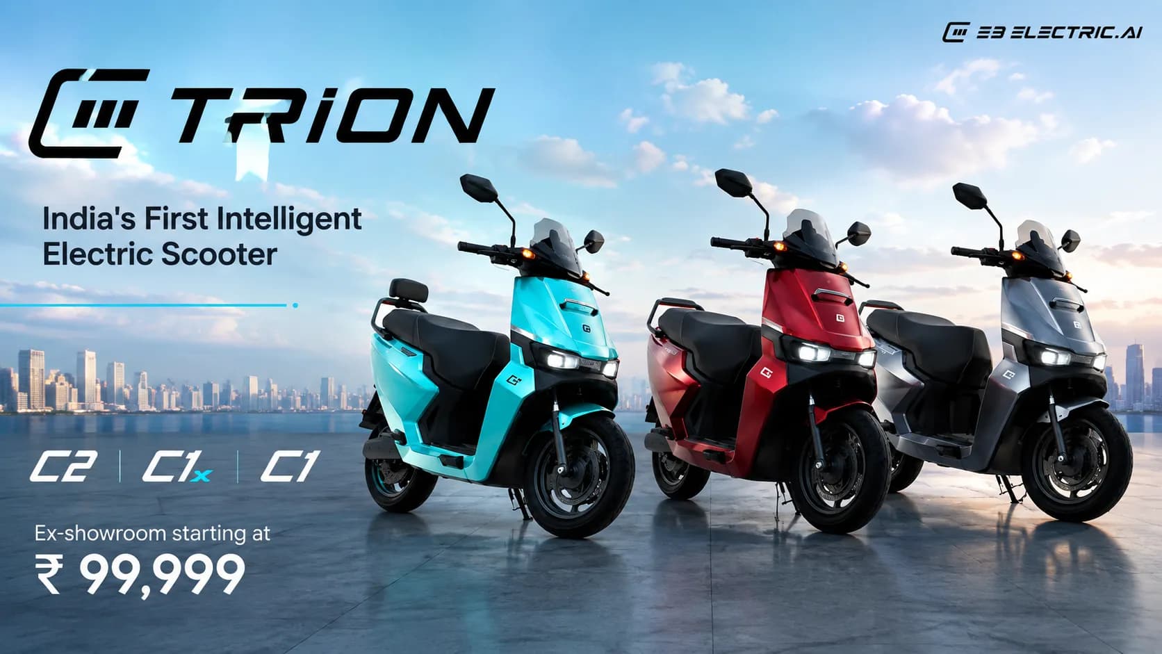 भारत में E3 Trion इलेक्ट्रिक स्कूटर लॉन्च: कीमत, रेंज और फीचर्स जानें भारत में E3 Trion इलेक्ट्रिक स्कूटर लॉन्च: कीमत, रेंज और फीचर्स जानें