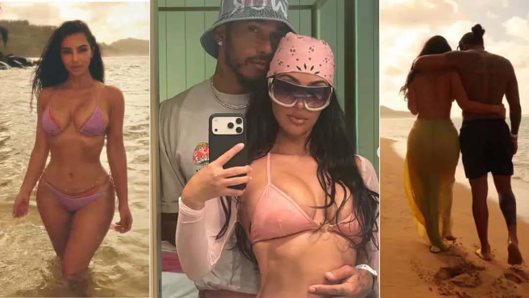 Kim Kardashian और Lewis Hamilton की Hawaii Vacation Photos वायरल, बीच पर दिखी रोमांटिक बॉन्डिंग Kim Kardashian और Lewis Hamilton की Hawaii Vacation Photos वायरल, बीच पर दिखी रोमांटिक बॉन्डिंग