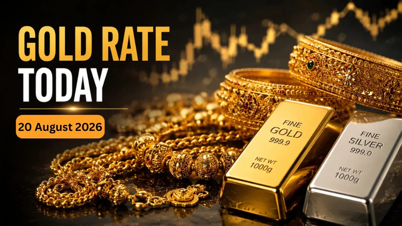 Gold Rate Today 20 August 2026 Gold Rate Today 20 August 2026