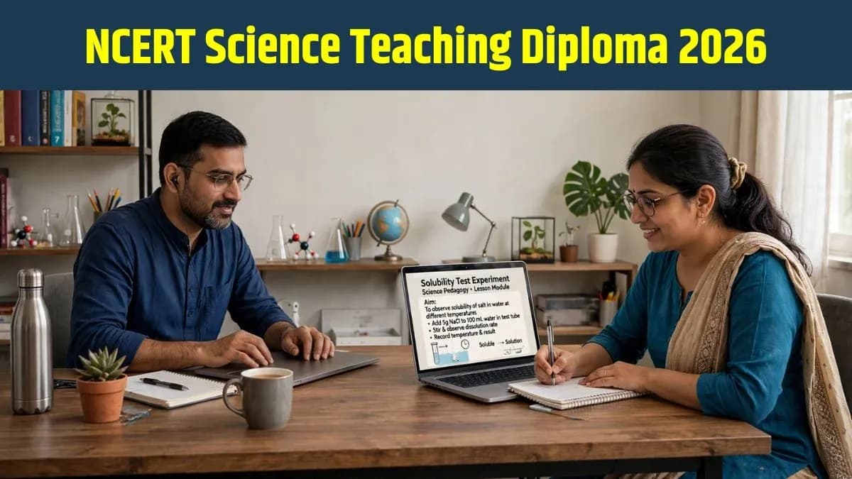 NCERT का नया ऑनलाइन डिप्लोमा कोर्स लॉन्च, 12 नवंबर तक कर सकते हैं आवेदन; जानें फीस और योग्यता NCERT का नया ऑनलाइन डिप्लोमा कोर्स लॉन्च, 12 नवंबर तक कर सकते हैं आवेदन; जानें फीस और योग्यता