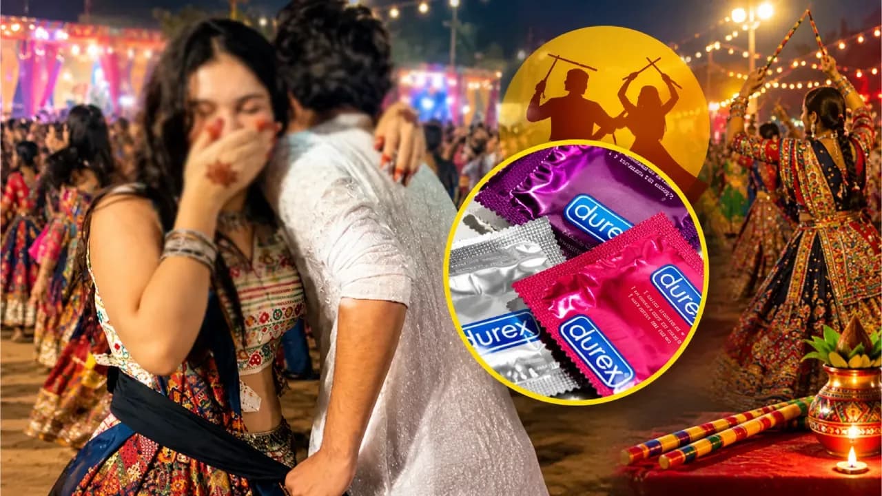 Navratri में Condom की बिक्री बढ़ने का दावा: कितना सच, कितना Marketing? Garba Season ट्रेंड की पूरी पड़ताल Navratri में Condom की बिक्री बढ़ने का दावा: कितना सच, कितना Marketing? Garba Season ट्रेंड की पूरी पड़ताल