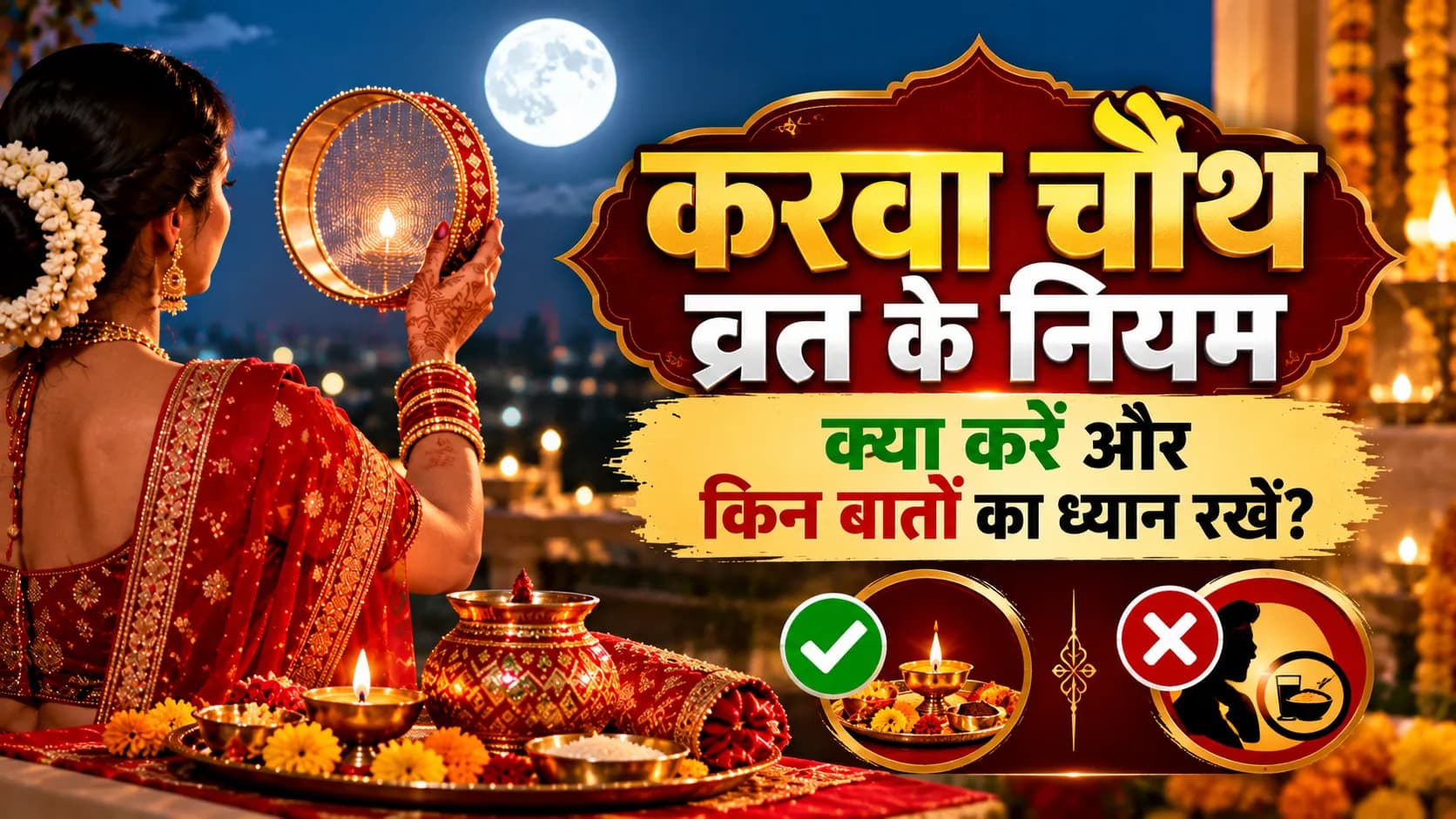 करवा चौथ 2026 कब है? 29 अक्टूबर को पूजा मुहूर्त, चंद्रोदय का समय और सरगी के नियम करवा चौथ 2026 कब है? 29 अक्टूबर को पूजा मुहूर्त, चंद्रोदय का समय और सरगी के नियम