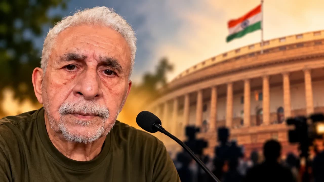 नसीरुद्दीन शाह का बड़ा बयान: बोले- ‘मैं दिमागी नक्सल हूं’, सरकार पर साधा निशाना; सोशल मीडिया पर छिड़ी बहस नसीरुद्दीन शाह का बड़ा बयान: बोले- ‘मैं दिमागी नक्सल हूं’, सरकार पर साधा निशाना; सोशल मीडिया पर छिड़ी बहस