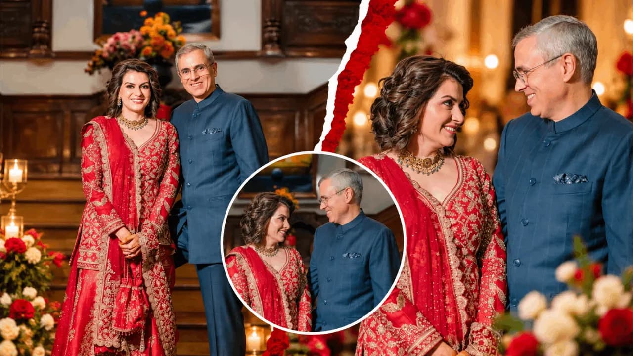 उमर अब्दुल्ला ने पत्रकार निधि राजदान से की शादी, शेयर कीं वेडिंग फोटोज; दिल्ली में आज होगा रिसेप्शन उमर अब्दुल्ला ने पत्रकार निधि राजदान से की शादी, शेयर कीं वेडिंग फोटोज; दिल्ली में आज होगा रिसेप्शन