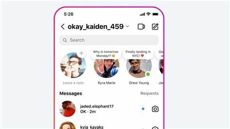 Instagram Notes Features