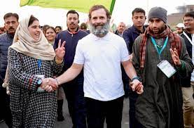 welcome of rahul gandhi in jammu