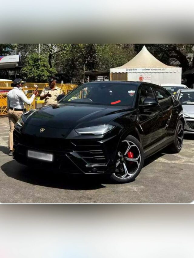 Kartik Aryan की Lamborghini Urus का मुंबई पुलिस ने काटा चालान।