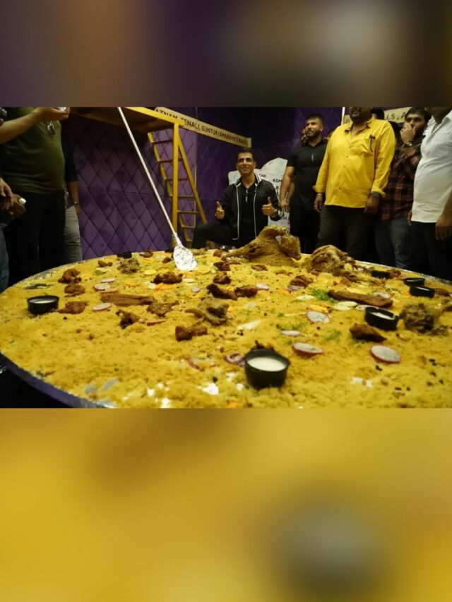 देश की सबसे बड़ी थाली को दिया सोनू सूद का नाम।