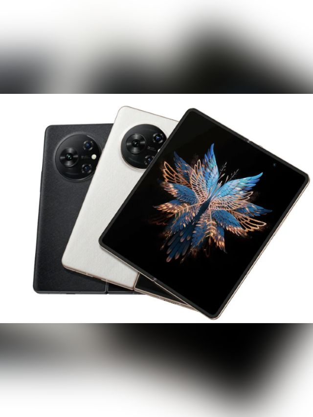 Tecno Phantom V Fold फोन,50MP ट्रिपल कैमरा के साथ लॉन्च।