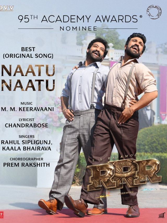 'RRR' के गाने 'नाटू नाटू' ने ऑस्कर में मारी बाजी।