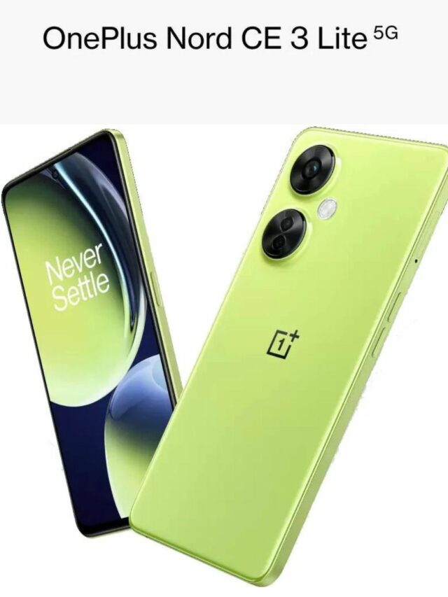 OnePlus Nord CE 3 Lite 5G भारत में 4 अप्रैल को हो रहा हैं लॉन्च