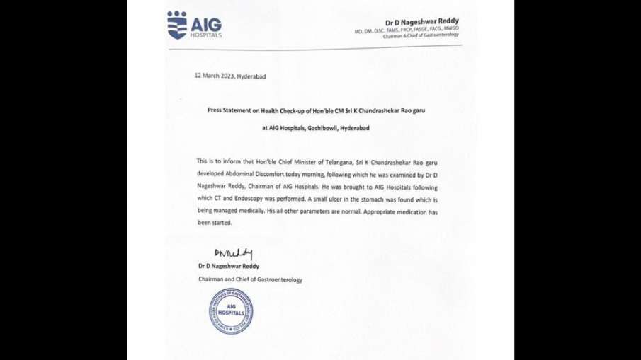 KCR Health Issue