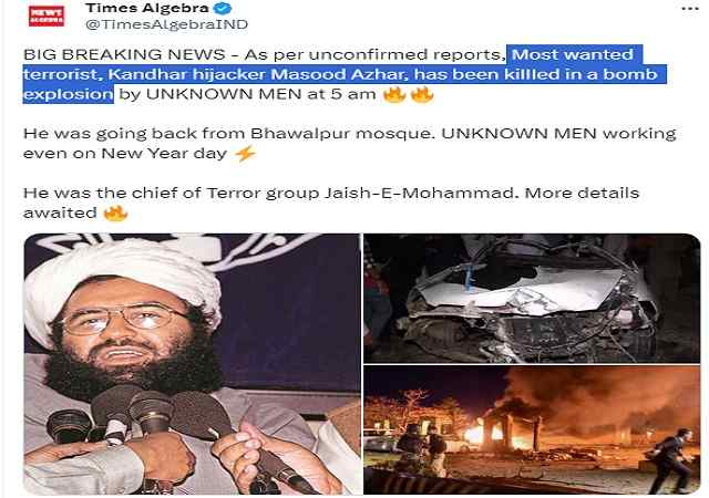Masood Azhar Dead