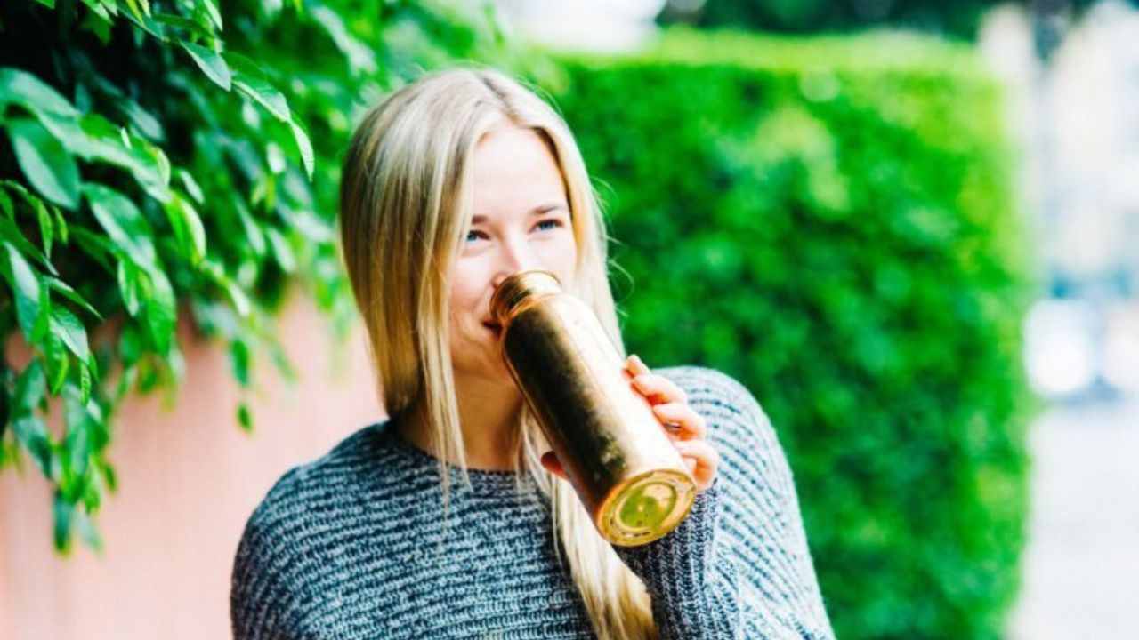 Copper bottle