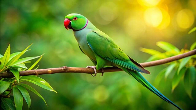 Parrots speaking
