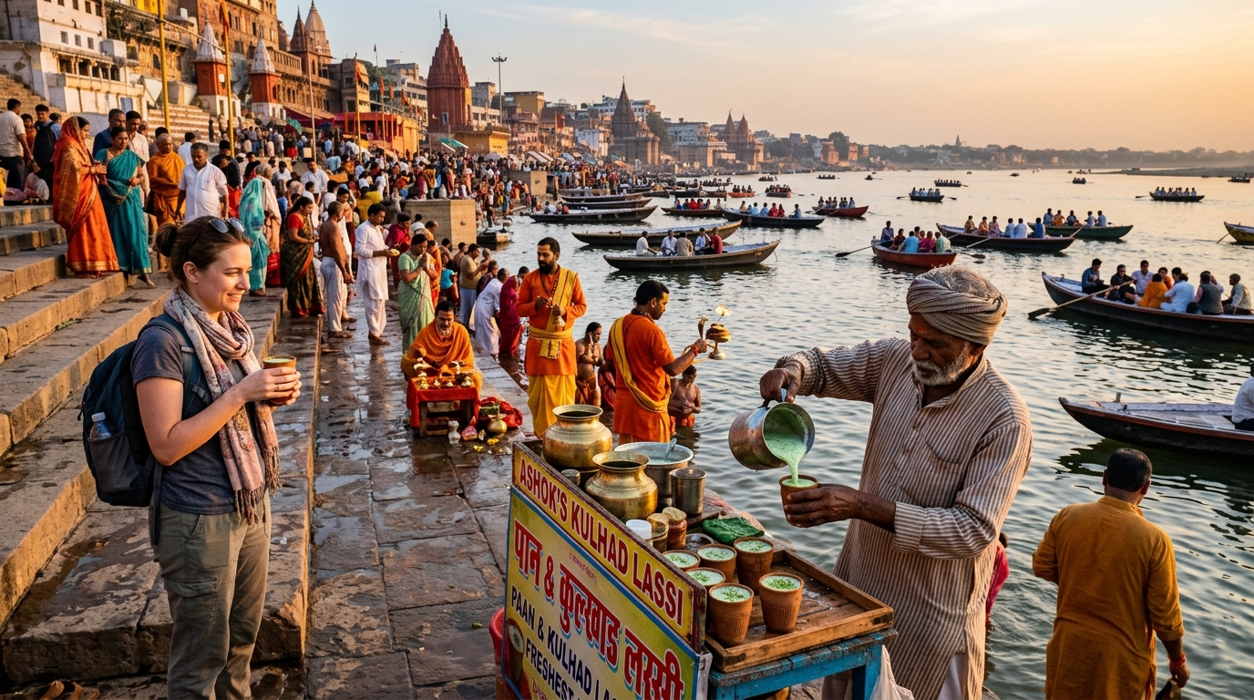 Varanasi ghat Ganga 202604081800