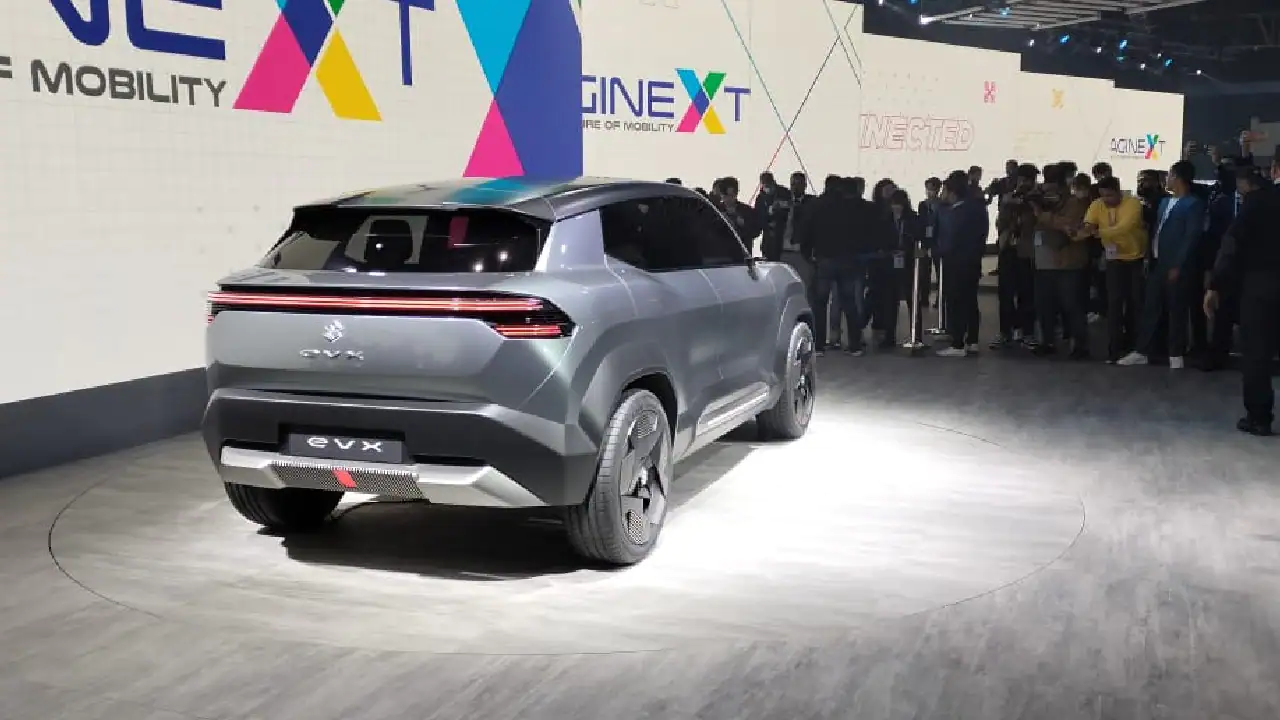 Maruti Suzuki unevils EVX electric SUV concept car