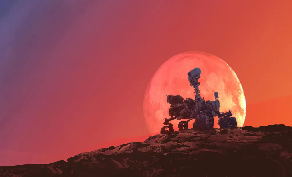 मंगल ग्रह पर किया सूर्य की किरणें कैप्चर